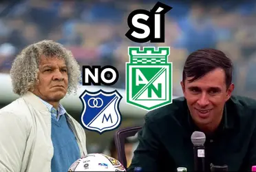 Un jugador le bajaría el pulgar a  Millonarios FC y preferiría irse a Atlético Nacional.