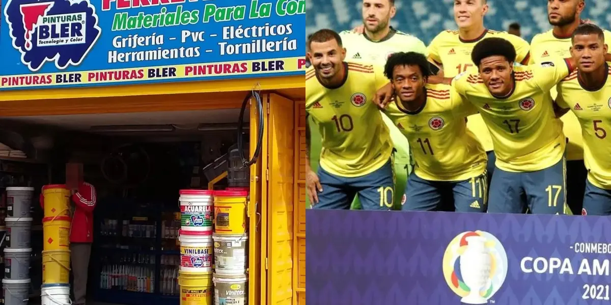 Un jugador con paso por la Selección Colombia antes de triunfar en el fútbol tuvo que trabajar en una ferretería.