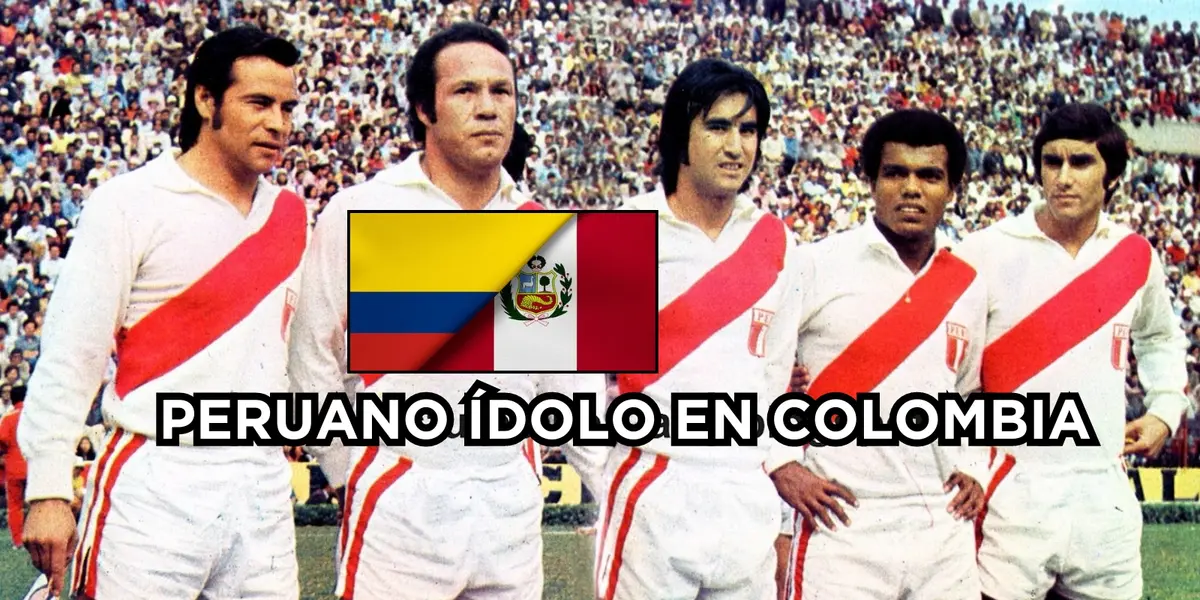 Un jugador peruano es ídolo en Colombia