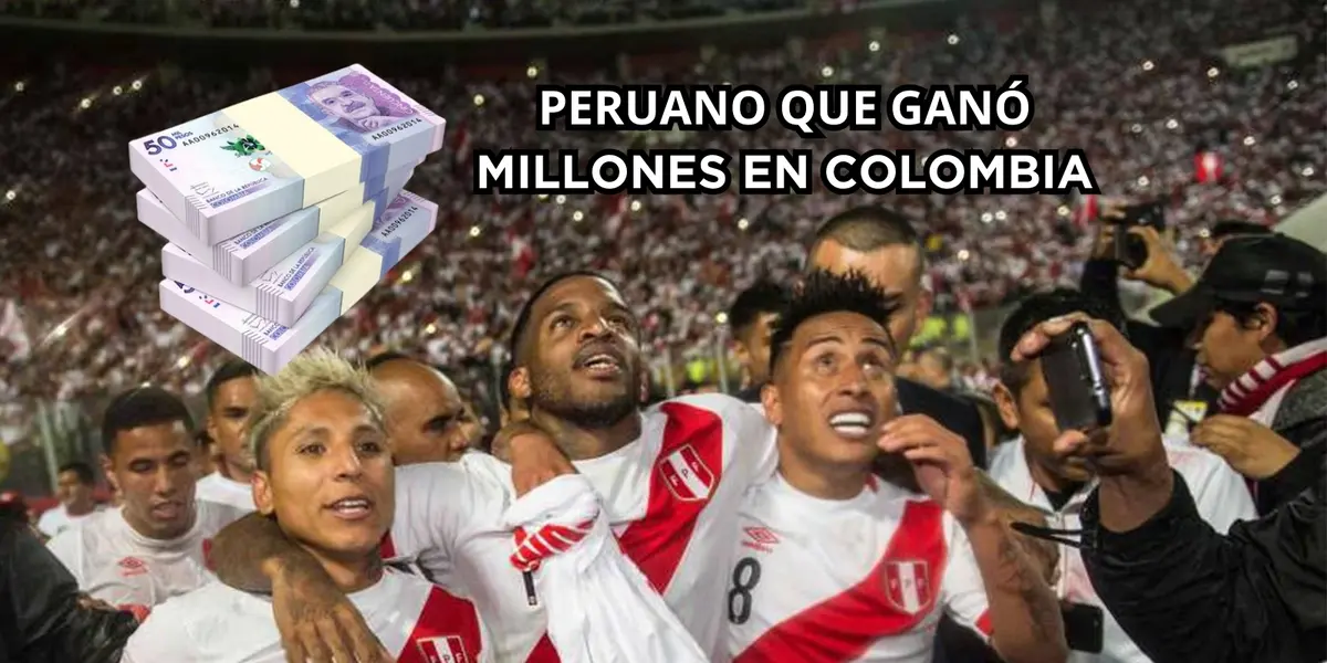 Un jugador que fue figura en la Selección Perú ganó millones en Colombia de forma muy peculiar.