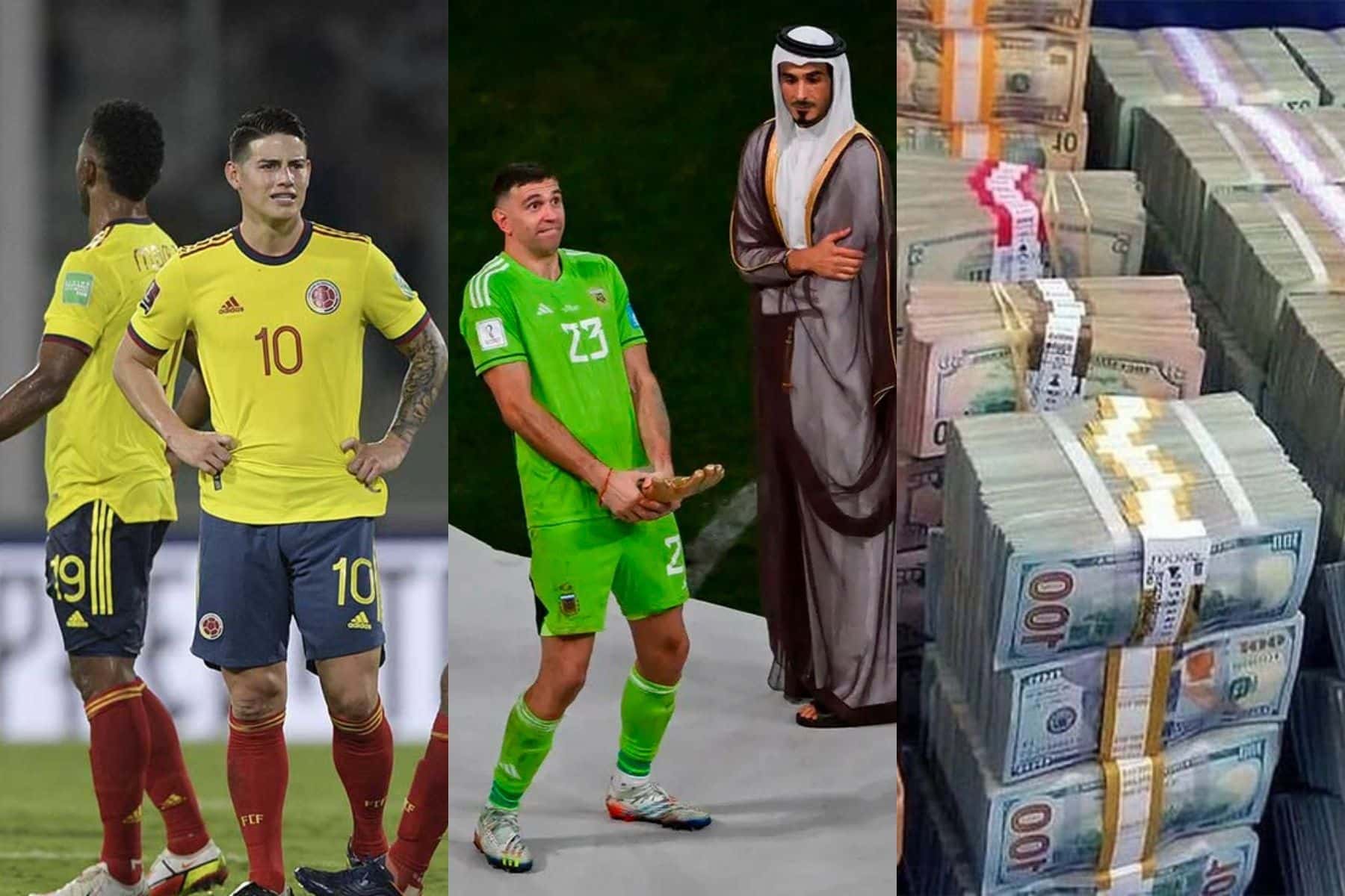 Una famosa empresa patrocinaba a la Selección Colombia y ahora le dan millones a El Dibu Martínez.