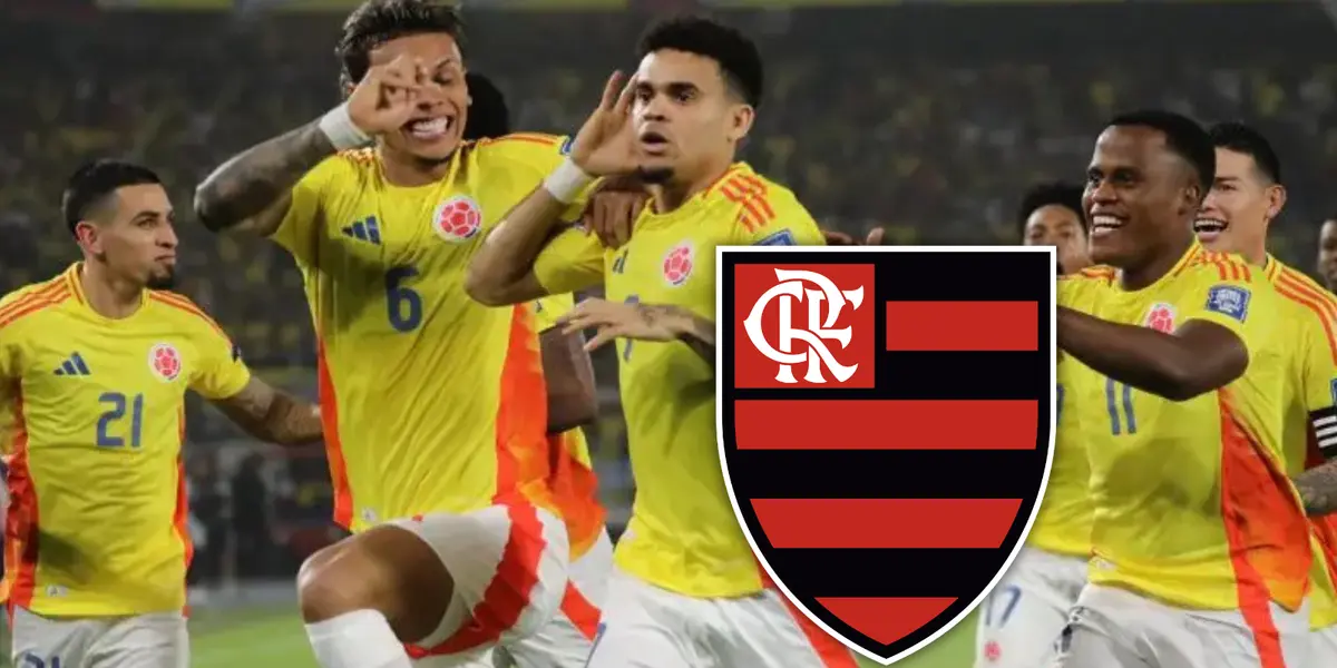 Una figura de la Selección Colombia ya estaría lista para sumarse al Flamengo en el próximo Mundial de Clubes. Foto: FCF y Escudoteca