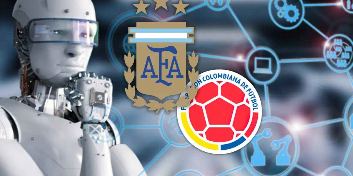 Una IA lanzó su predicción para el Argentina vs Colombia y generó debate entre los hinchas.  Foto: Escudoteca y SCI Web