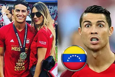 Una de las últimas novias de James Rodríguez fue una venezolana y Cristiano Ronaldo fue señalado en una polémica por parte de una mujer de Venezuela.