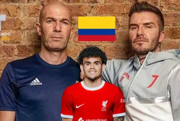 Una marca que patrocina a Zinedine Zidane y David Beckham, también invierte en el colombiano Luis Díaz.