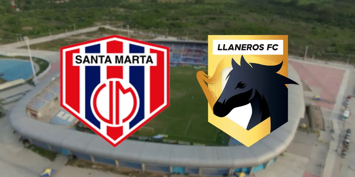 Unión Magdalena vs Llaneros Foto: Escudoteca y RCN Radio