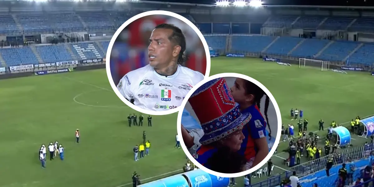 Unión Magdalena y Once Caldas vivieron un episodio vergonzoso en pleno partido.