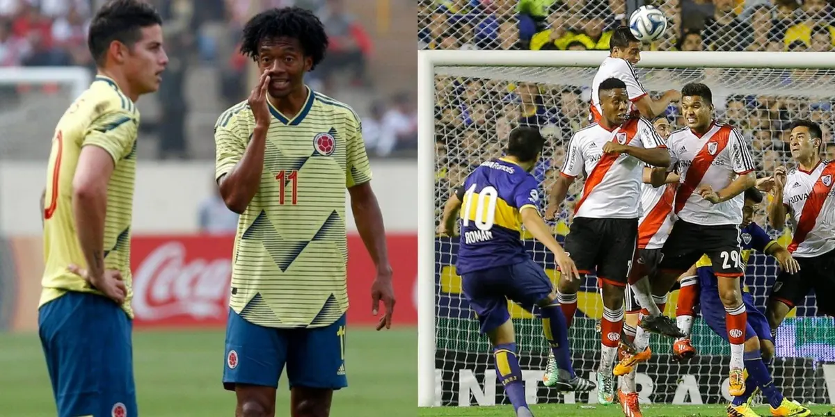 Uno de los colombianos hace noticia por su calidad en la pelota parada pegándole al balón como Juan Román Riquelme