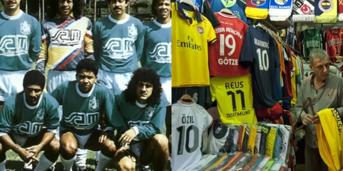 Uno de los jugadores históricos del cuadro verdolaga y de la Selección Colombia se rebusca vendiendo camisetas por internet.