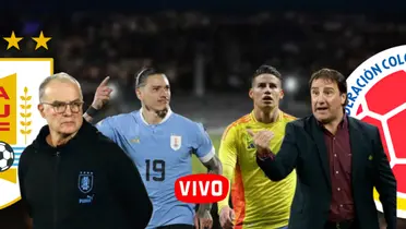 Uruguay vs Colombia Foto: AUF, Escudoteca y Conmebol