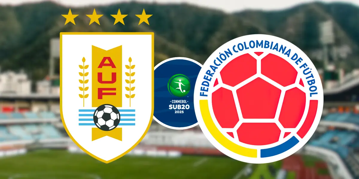 Uruguay vs Colombia Foto: Conmebol y Escudoteca