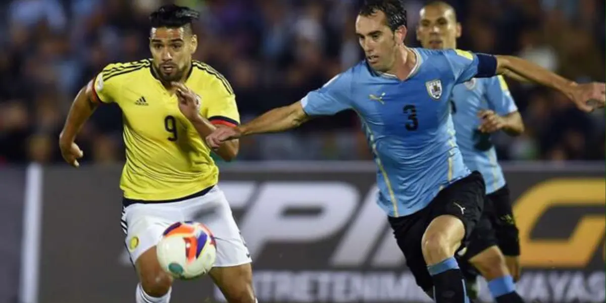 Uruguay vs. Colombia. Foto: cortesía de AFP.