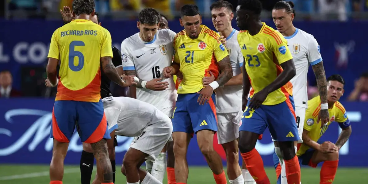 Uruguay vs Colombia Foto: El País