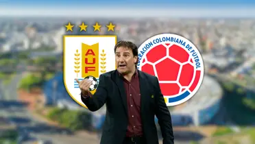 Uruguay vs Colombia Foto: Eurosport y Escudoteca