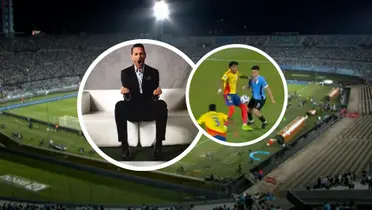 Uruguay vs Colombia Foto: Telefé y Captura de Gol Caracol