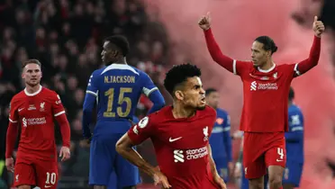 Van Dijk le dio el título a Liverpool y la reacción de Luis Díaz tras ganar Copa
