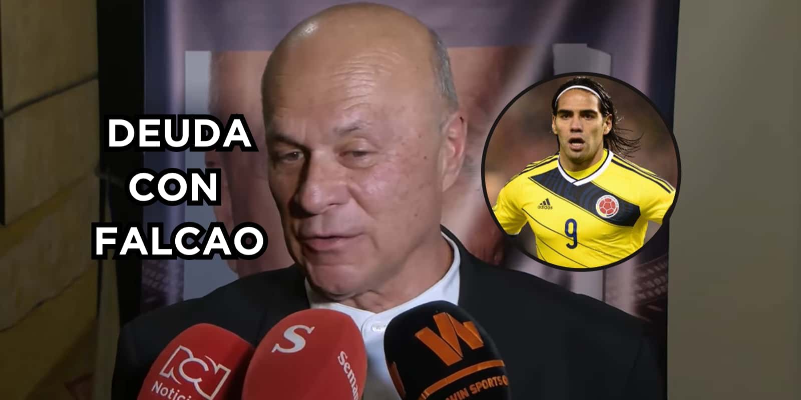 Vélez con una deuda con Falcao. Foto captura de pantalla de Revista Semana en YouTube, Falcao de CONMEBOL Web Site.