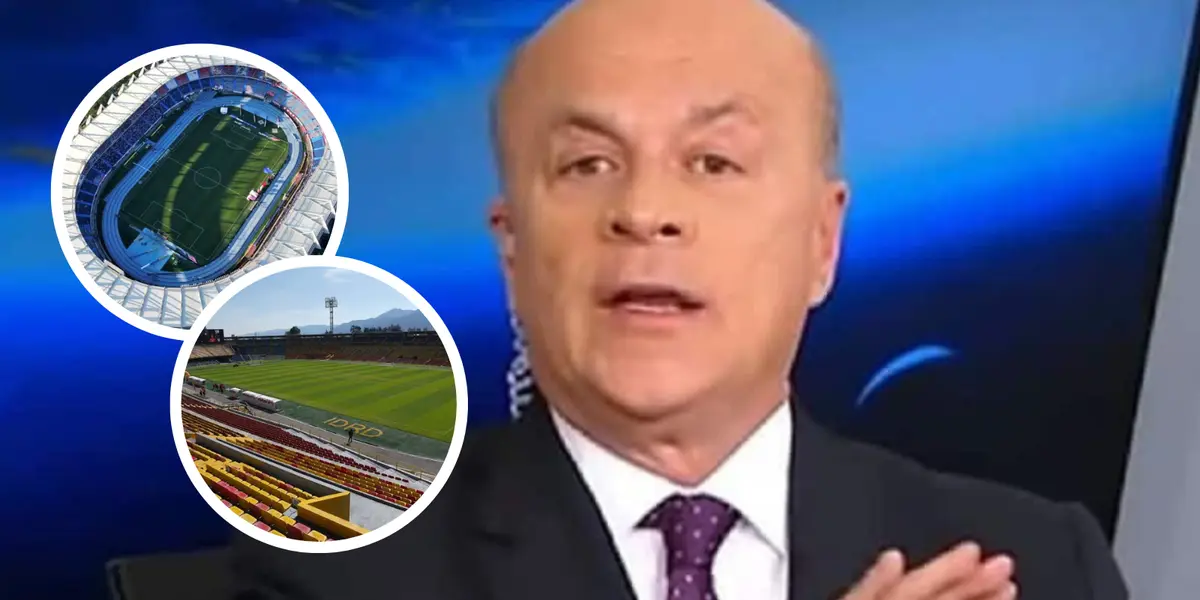 Vélez habló claro: Esta debe ser la sede de la Selección Foto: Captura de Win Sports, IDRD y Alcaldía de Barranquilla