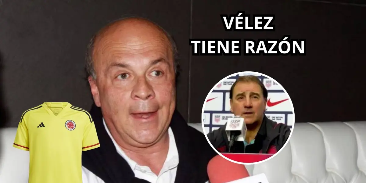Vélez le habló claro a Lorenzo. Foto de Vélez tomada del medio El Universal, Lorenzo captura de pantalla de YouTube Telemundo.