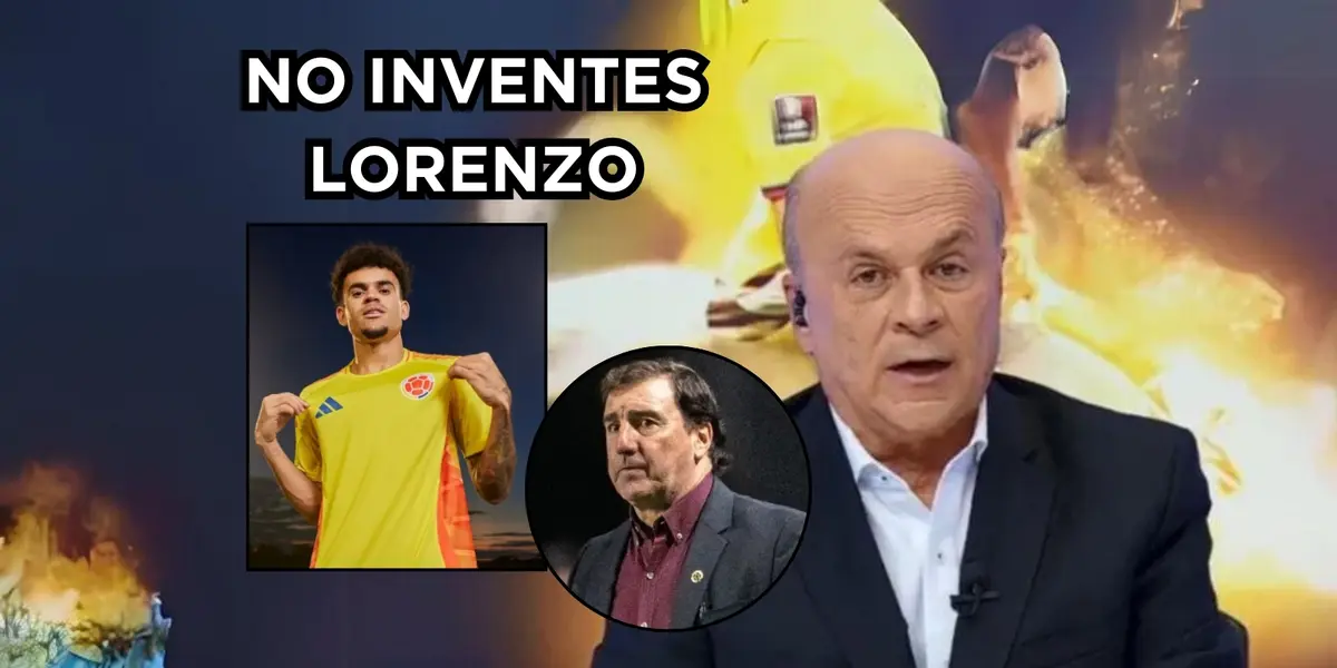 Vélez mandó una advertencia sobre Luis Díaz. Foto de Vélez tomada de El País y Díaz de Instagram.