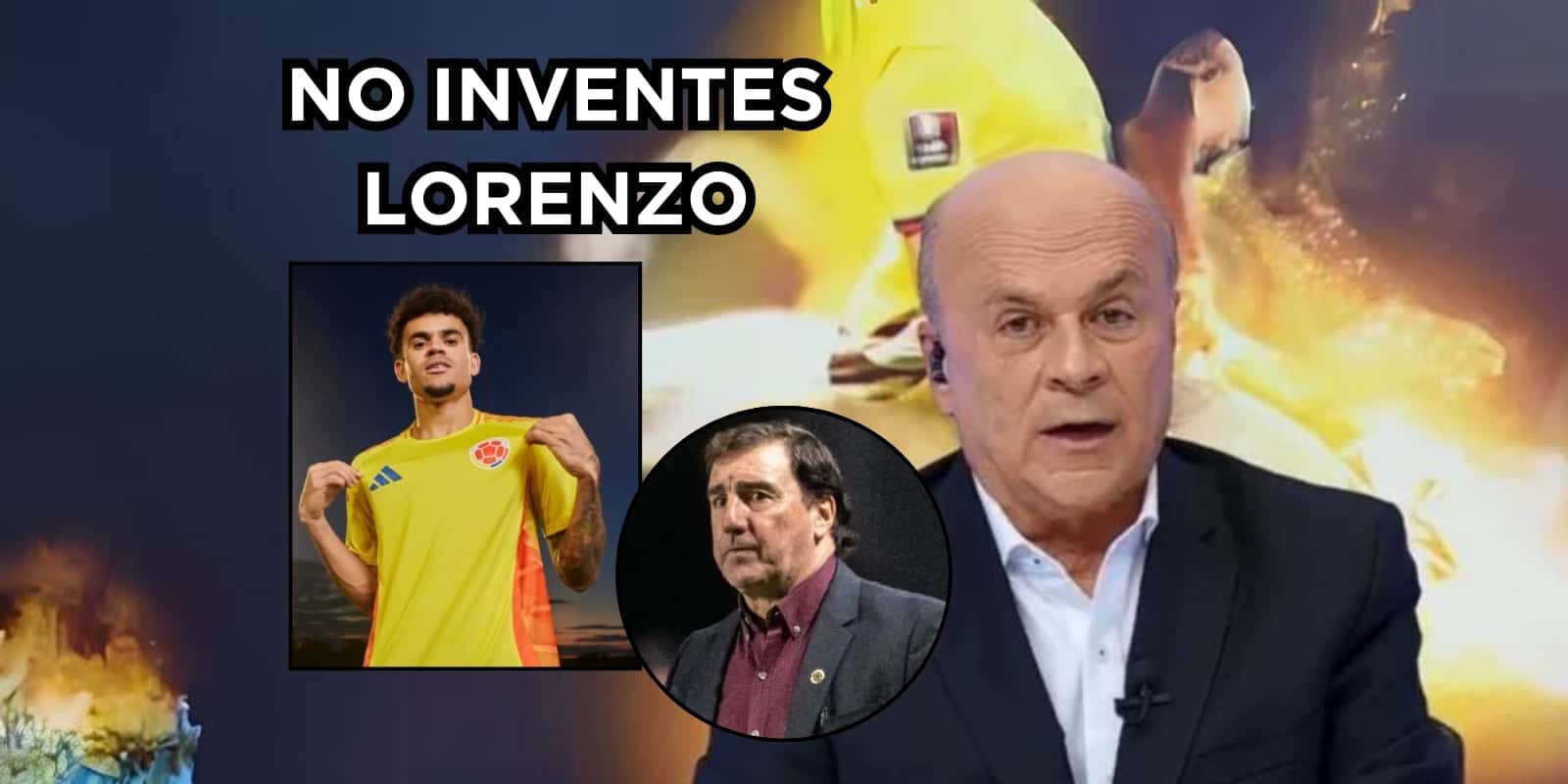 Vélez mandó una advertencia sobre Luis Díaz. Foto de Vélez tomada de El País y Díaz de Instagram.