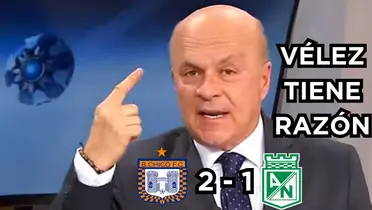 Vélez puso el acento en lo que pasa en Nacional. Foto tomada de Antena 2