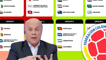 Vélez y su picante mensaje respecto al camino de la Selección Colombia en la Copa del Mundo Foto: FCF, FIFA y Captura de Win Sports