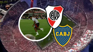 ¡Vergüenza en el Superclásico! Lo que le gritaron a Borja (VIDEO). Foto: Escudoteca y River Plate