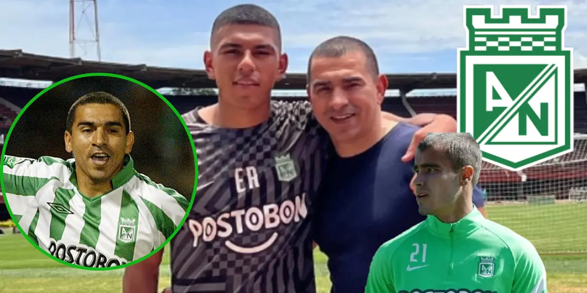 Víctor Aristizábal y su hijo Emilio ahora en Nacional