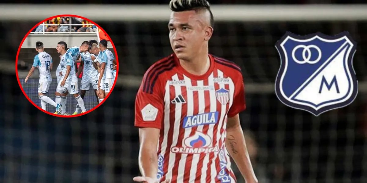 Víctor Cantillo del Junior- Foto: Nuestros Deportes, redes Millonarios