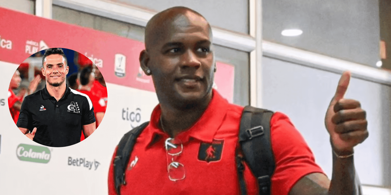 Víctor Ibarbo tuvo palabras de admiración y respeto con su entrenador Lucas González.