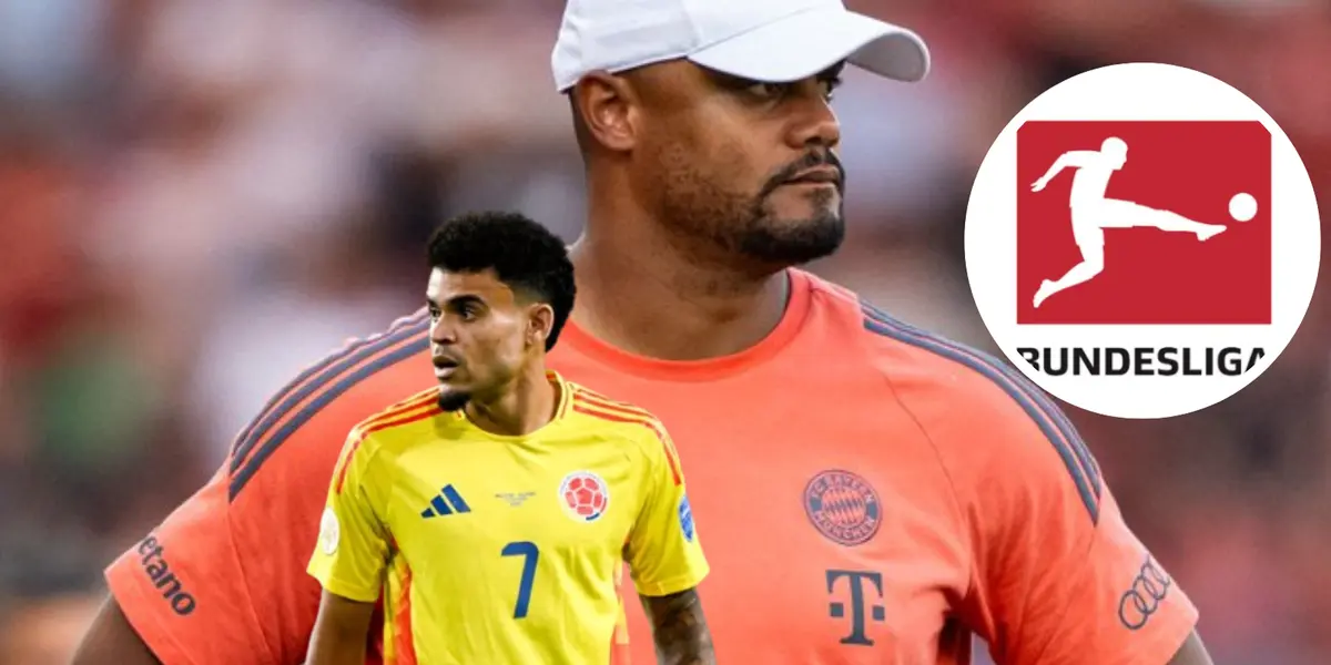 Vincent Kompany salió a la defensa de la Bundesliga y mira lo que hizo Foto: FC Bayern, Luis Díaz y Bundesliga