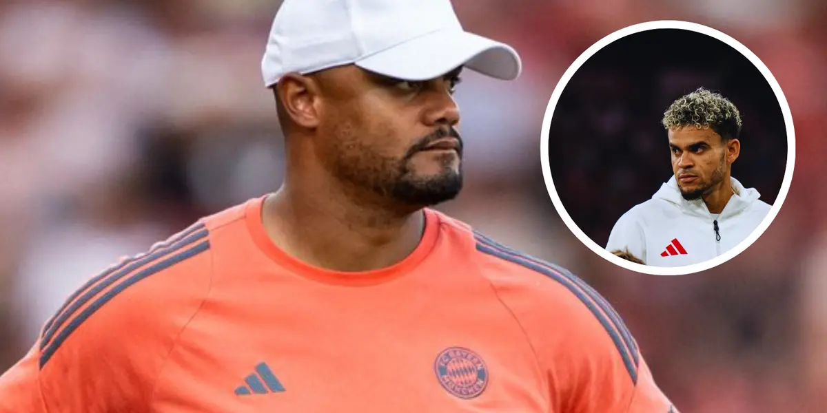 Vincent Kompany y el pedido a Luis Díaz en el Bayern Múnich Foto: FC Bayern