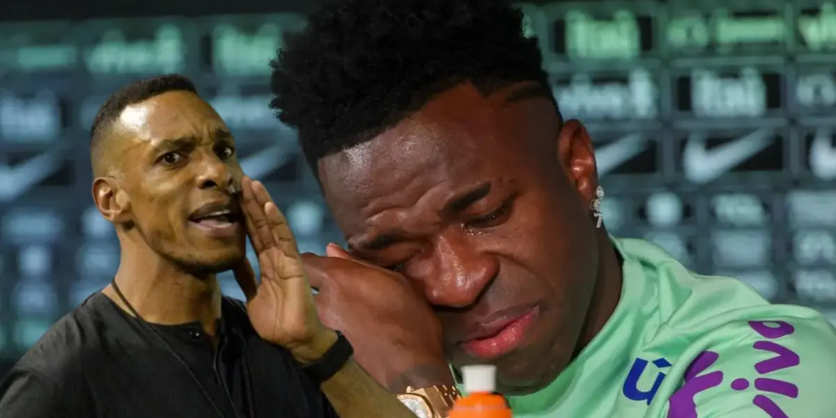 Vinicius Junior lloró en conferencia por el tema del racismo y esto fue lo que señaló Amaranto Perea. FOTO: