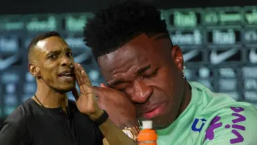 Vinicius Junior lloró en conferencia por el tema del racismo y esto fue lo que señaló Amaranto Perea. FOTO: