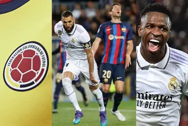 Vinícius Júnior y Karim Benzema eliminaron al FC Barcelona, estos dos jugadores respetan a un jugador de la Selección Colombia.