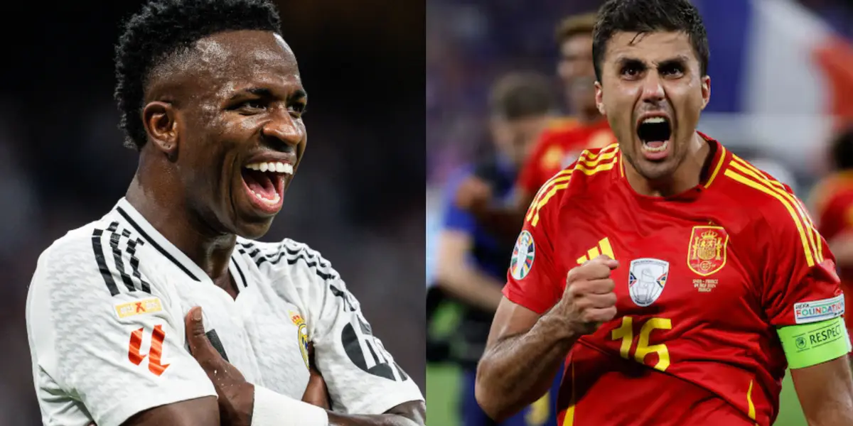 Vinícius Junior y Rodri Foto: Transfermarkt y Cadena SER