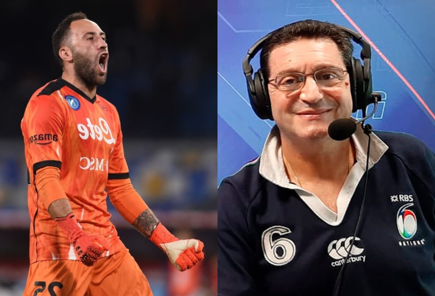 Vito como comentarista en ESPN no paró en elogios con Ospina contra el Atalanta; el comunicador destacó lo valioso e importante del colombiano en el Napoli.