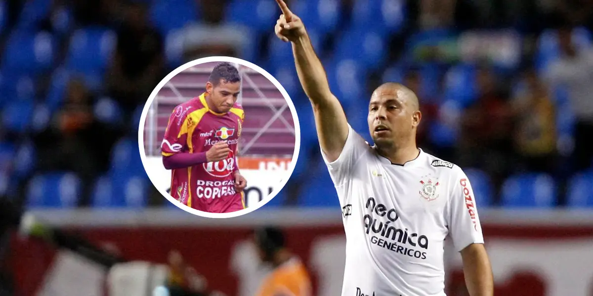 Wilder Medina y Ronaldo Nazario Foto: GQ Brasil y El País