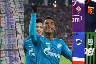 Wilmar Barrios es uno de los cracks de Zenit de Rusia y luego de varios años podría dejar el club