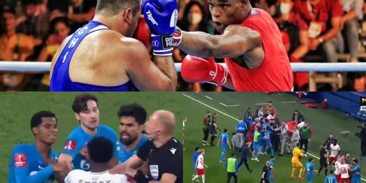 Wilmar Barrios estuvo como protagonista de una dura gresca en la Copa de Rusia.