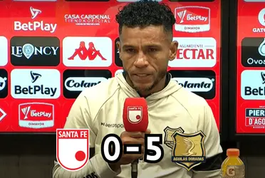 Wilson Morelo celebró su tanto contra Santa Fe, sin importar su pasado en el club.