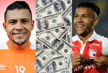 Wilson Morelo es uno de los jugadores más destacados en el Club Independiente Santa Fe.