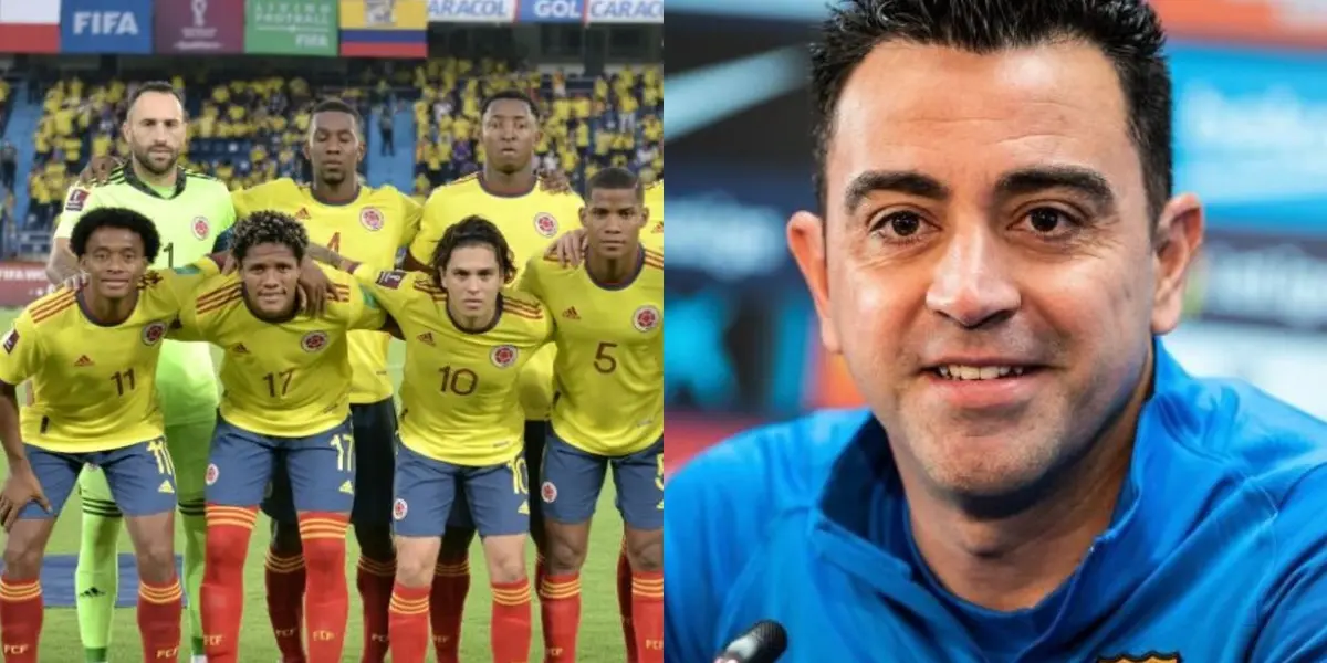 Xavi Hernández como entrenador del FC Barcelona quería a un jugador colombiano y no pudo asegurar su fichaje hace poco tiempo.