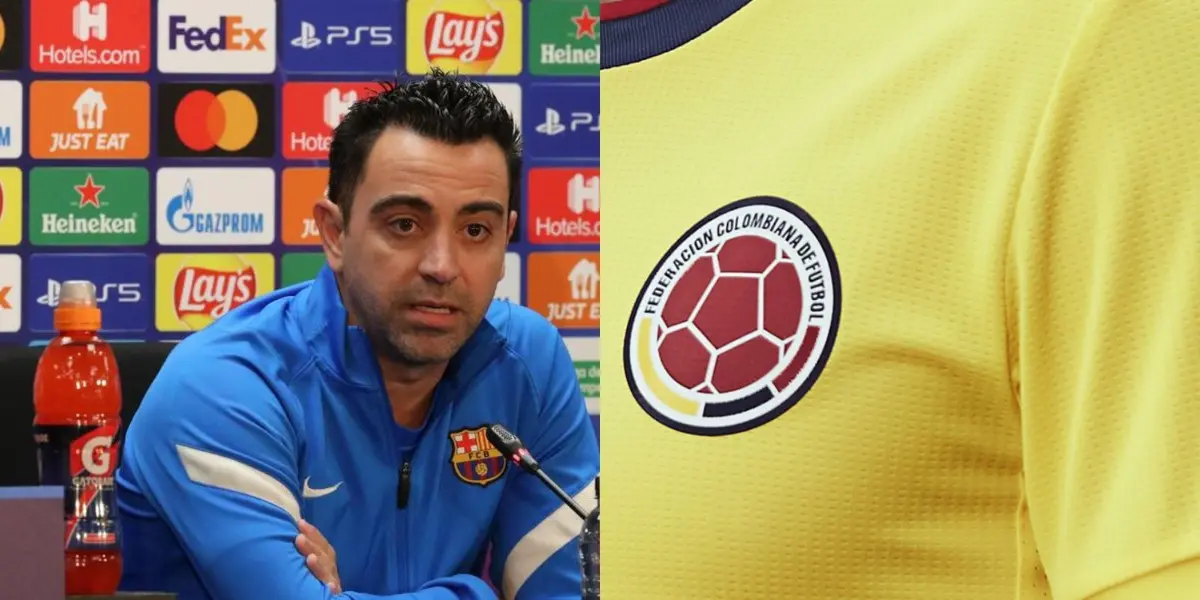 Xavi Hernández no paró en elogios hace poco tiempo con un jugador colombiano y lamentó que no hubiese llegado nunca al FC Barcelona.