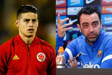 Xavi Hernandez recientemente tuvo unas palabras de elogio con James Rodríguez y ahora un club intentará fichar nuevamente al colombiano.