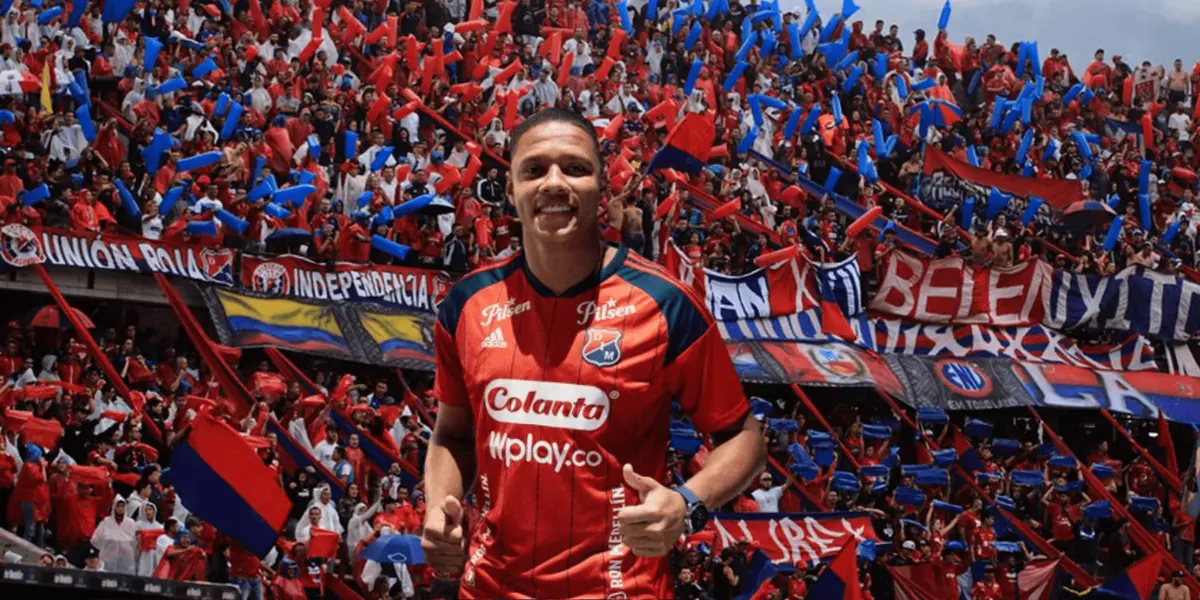 Yairo Moreno fue presentado por el Deportivo Independiente Medellín y sus aficionados mostraron todo su cariño.