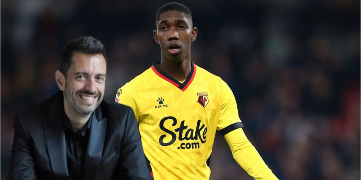 Yáser Asprilla anotó un golazo para el Watford. FOTO: 'X'