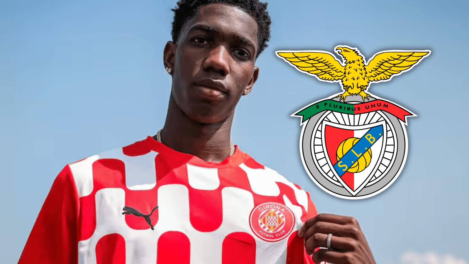 Yaser Asprilla está en la mira del Benfica y ya hay una cifra sobre la mesa. Foto: Girona CF y Escudoteca