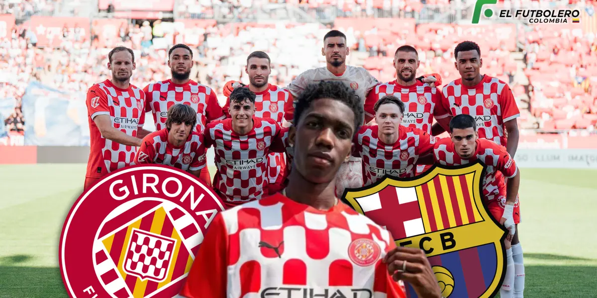 Yaser Asprilla Foto: Girona CF y Escudoteca PN